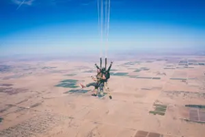first time skydiving