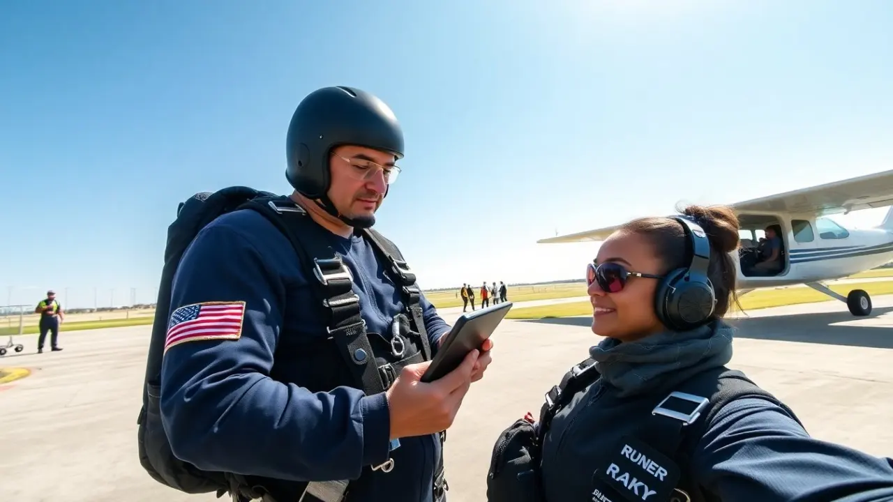 first time skydiving