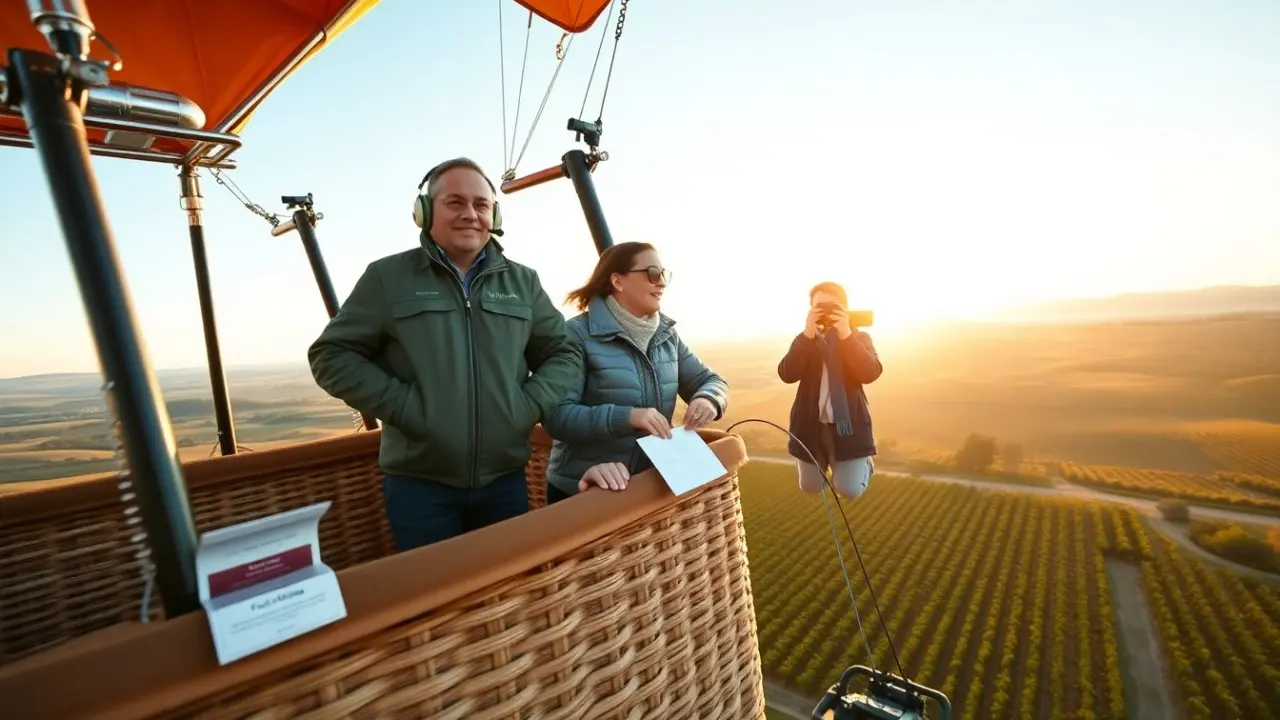 hot air balloon ride