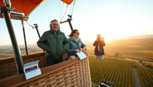 hot air balloon ride